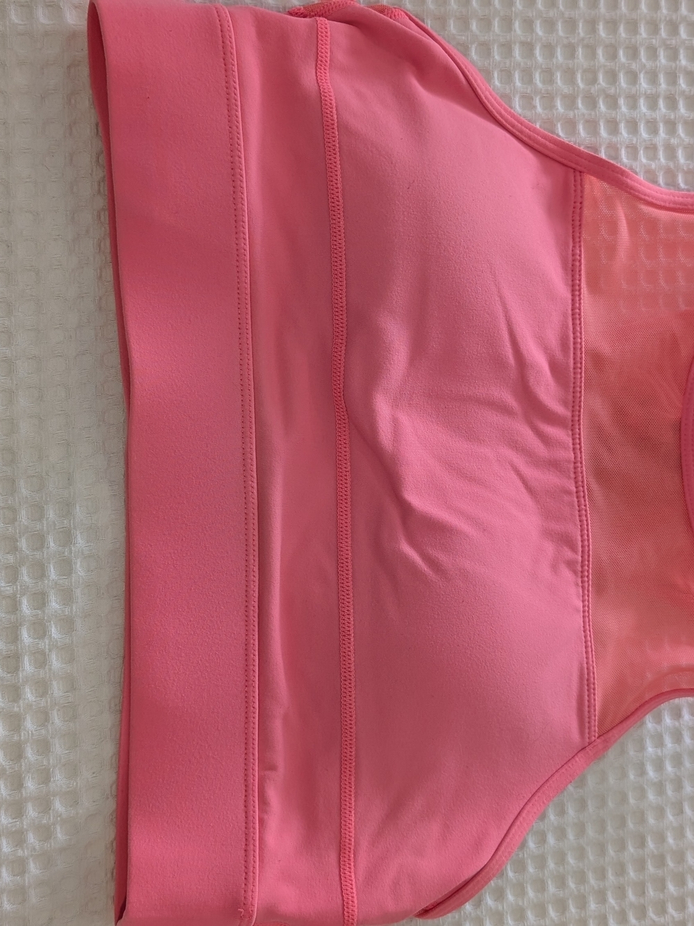Women's Pink Seamless Sports Bra - Lightweight Support
